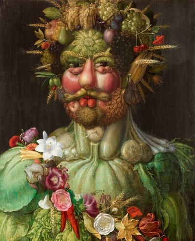 Rudolf II de Habsbourg en Vertumnus - Giuseppe Arcimboldo